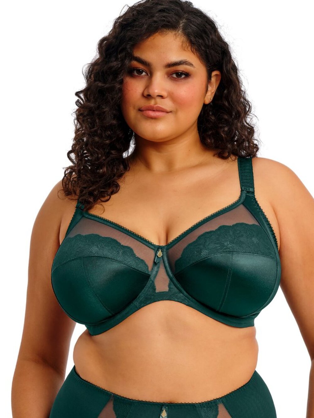 Elomi Smooth EL4301DPE Molded Bra 36K Deep Emerald Underwire